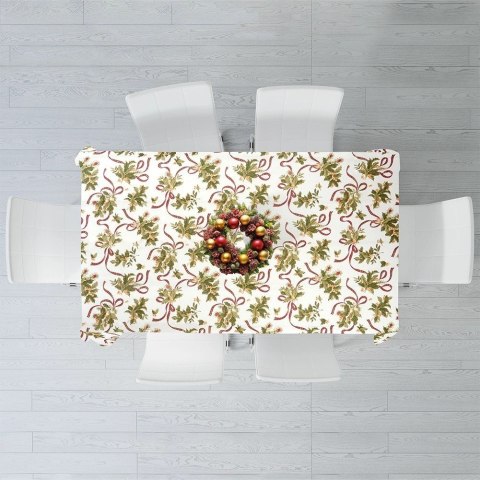 EXCELLENT HOUSEWARE Obrus świąteczny plamoodporny 180x130 cm