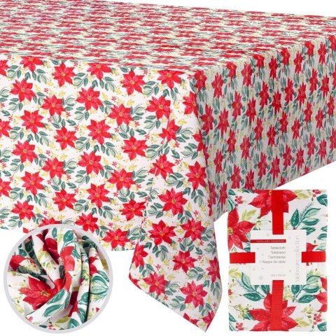 EXCELLENT HOUSEWARE Obrus świąteczny plamoodporny 220x150 cm