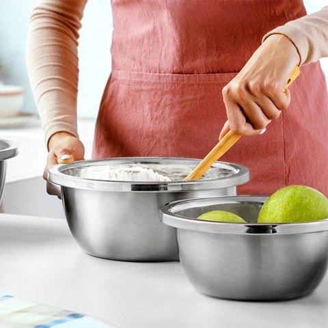 NAVA Miska Kuchenna do Miksowania Stalowa Lekka Nierdzewna NAVA 28 cm 4,3 L