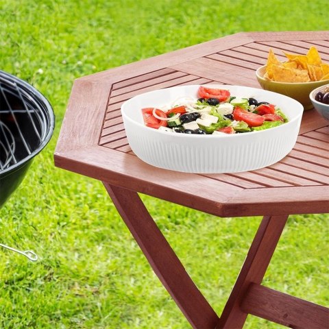 Orion Naczynie Żaroodporne Porcelanowe Okrągłe Białe Solidne ORION 29 x 29 x 8 cm