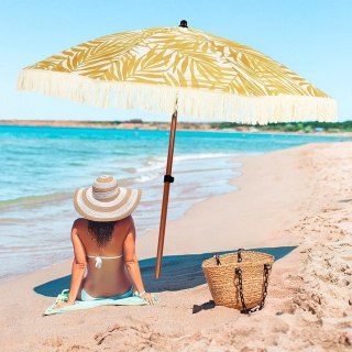 PROBEACH Parasol Plażowy Ogrodowy na Ogród Plaże Regulowany Przenośny PROBEACH 157cm