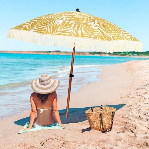 PROBEACH Parasol Plażowy Ogrodowy na Ogród Plaże Regulowany Przenośny PROBEACH 157cm