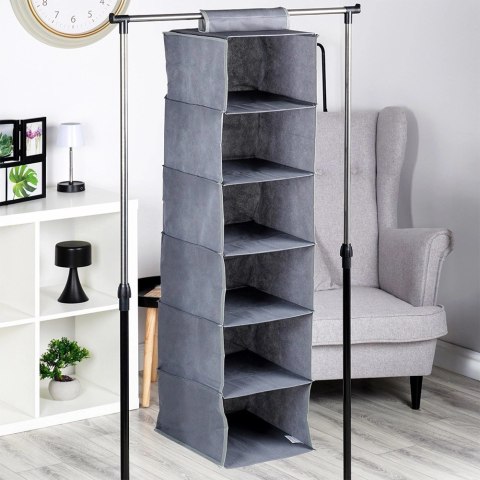 Storage Solutions Organizer wiszący do szafy 6 półek