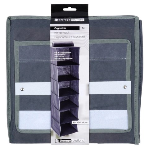 Storage Solutions Organizer wiszący do szafy 6 półek