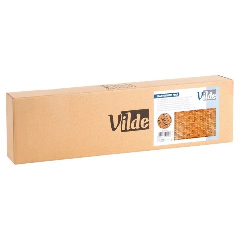 Vilde Mata antypoślizgowa łazienkowa bambusowa 80x50 cm