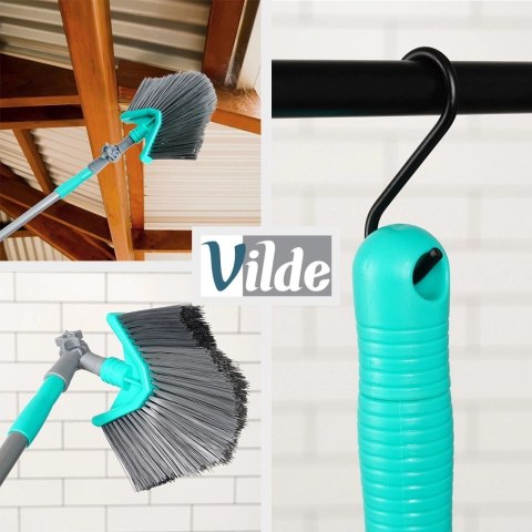 Vilde Miotła Teleskopowa do Kurzu i Pajęczyn Trójkątna Solidna VILDE 140-327 cm