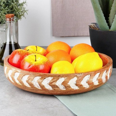 Vilde Miska Drewniana do Serwowania Podawania Przystawek ORION 30,5 cm, 2,5 l