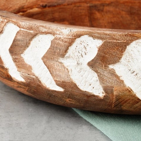 Vilde Miska Drewniana do Serwowania Podawania Przystawek ORION 30,5 cm, 2,5 l