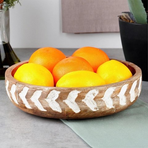 Vilde Miska Stołowa Drewniana do Podawania Serwowania na Owoce ORION 24 cm, 1,3 l