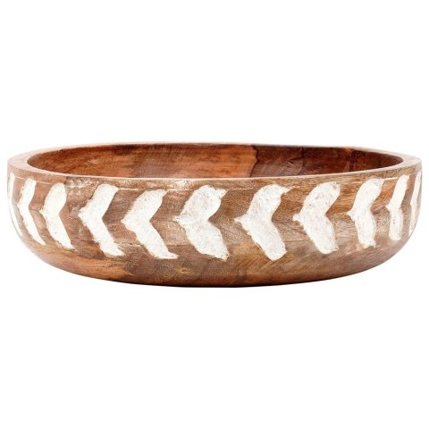 Vilde Miska Stołowa Drewniana do Podawania Serwowania na Owoce ORION 24 cm, 1,3 l