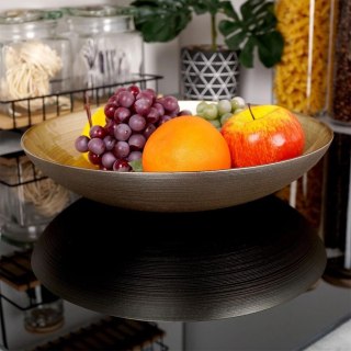 Vilde Miska Szklana Misa na Sałatkę Salaterka Złota VILDE 30 cm 2,2 l