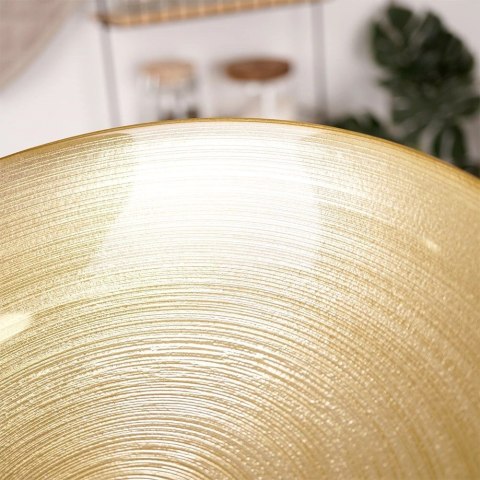 Vilde Miska Szklana Misa na Sałatkę Salaterka Złota VILDE 30 cm 2,2 l