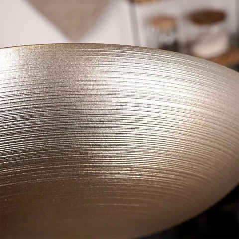 Vilde Miska Szklana Misa na Sałatkę Salaterka Złota VILDE 30 cm 2,2 l