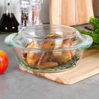 Vilde Naczynie Żaroodporne z Pokrywką do Pieczenia Szklane Małe VILDE 2 L + 750ml