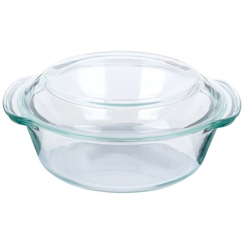 Vilde Naczynie Żaroodporne z Pokrywką do Pieczenia Szklane Małe VILDE 2 L + 750ml