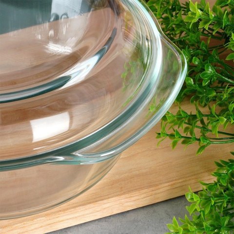 Vilde Naczynie Żaroodporne z Pokrywką do Pieczenia Szklane Małe VILDE 2 L + 750ml