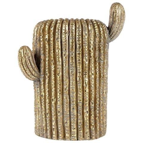 Vilde Osłonka na Doniczkę Ogrodowa Dekoracyjna Złota Kaktus VILDE 34,5 cm