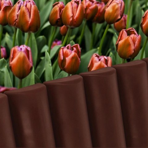 Vilde Palisada Obrzeże Ogrodowa Grafitowa Plastikowa Dekoracyjna VILDE 250 cm