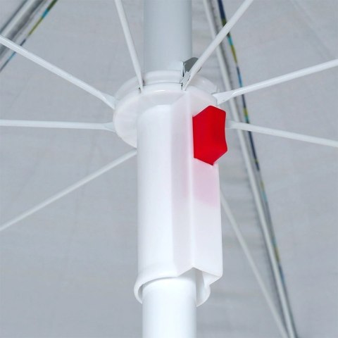 Vilde Parasol Plażowy z Podstawą Stojakiem Regulowany VILDE 147 cm