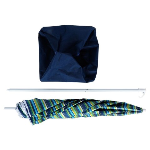 Vilde Parasol Plażowy z Podstawą Stojakiem Regulowany VILDE 147 cm