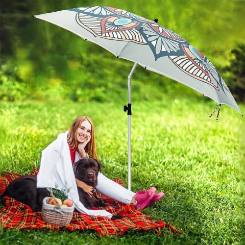 Vilde Parasol plażowy ogrodowy regulowany 180 cm