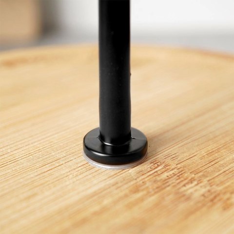 EXCELLENT HOUSEWARE Patera do Serwowania Dekoracyjna Bambusowa Drewniana 3-Piętrowa ORION 35 cm