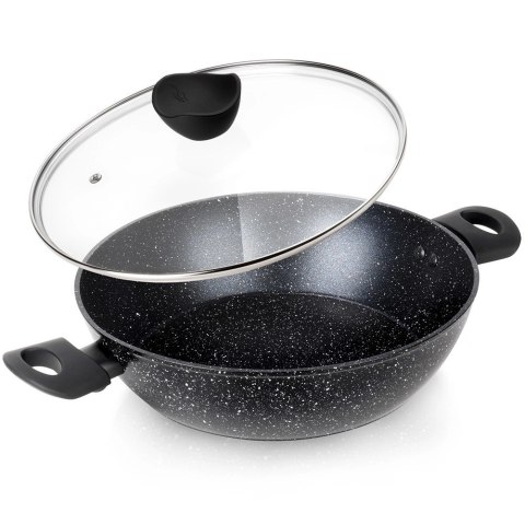 Vilde Patelnia Granitowa Nieprzywierająca Głęboka Gaz Indukcja ORION 28 cm 3,5l