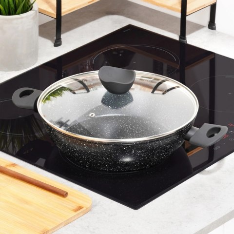 Vilde Patelnia Granitowa Nieprzywierająca Głęboka Gaz Indukcja ORION 28 cm 3,5l