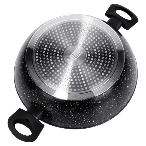 Vilde Patelnia Granitowa Nieprzywierająca Głęboka Gaz Indukcja ORION 28 cm 3,5l