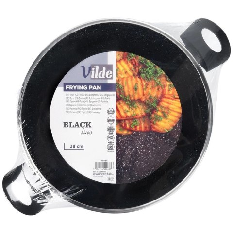 Vilde Patelnia Granitowa Nieprzywierająca Głęboka Gaz Indukcja ORION 28 cm 3,5l