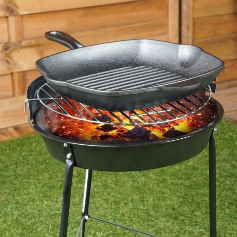 Vilde Patelnia Indukcja Gaz do Grillowania Żeliwna Kwadratowa VILDE 28 x 28 cm