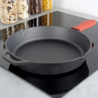 Vilde Patelnia Indukcja Gaz do Grillowania Żeliwna Solidna Trwała VILDE 28x28 cm