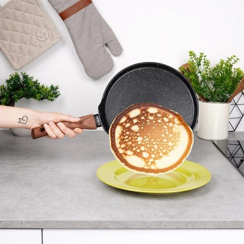 Vilde Patelnia Indukcja Gaz do Naleśników Granitowa Nieprzywierająca VILDE 24 cm