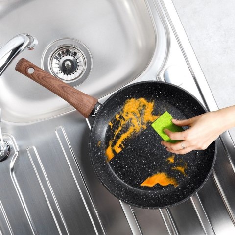 Vilde Patelnia Indukcja Granitowa Nieprzywierająca Solidna Trwała VILDE 24 cm