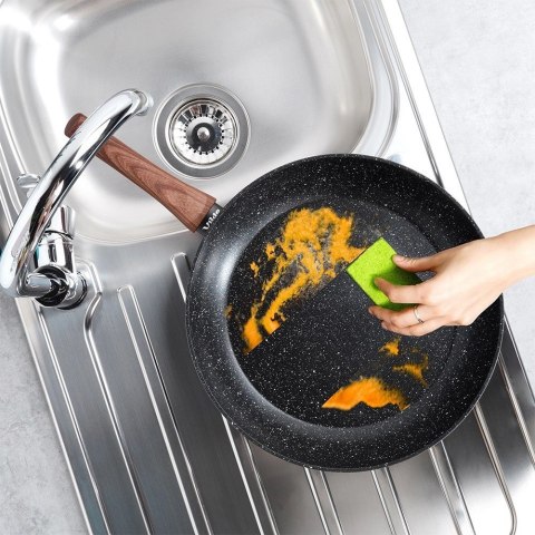 Vilde Patelnia Indukcja Granitowa Nieprzywierająca Solidna Trwała VILDE 32 cm