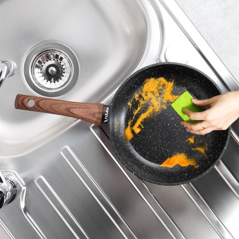 Vilde Patelnia Indukcja na Gaz Granitowa Nieprzywierająca Solidna VILDE 20 cm