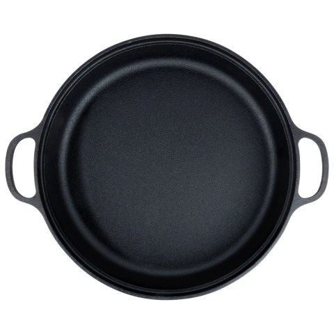 Vilde Patelnia Żeliwna Głęboka Gaz Indukcja Grill Solidna Trwała ORION 30 cm