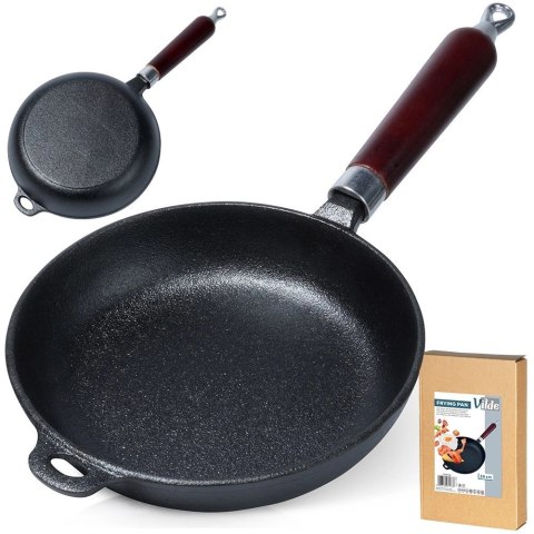Vilde Patelnia Żeliwna Indukcja Gaz Grillowa na Ognisko Solidna Trwała VILDE 20cm