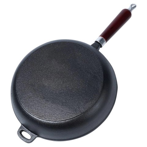 Vilde Patelnia Żeliwna do Smażenia Duszenia Gaz Indukcja Solidna VILDE 28 cm