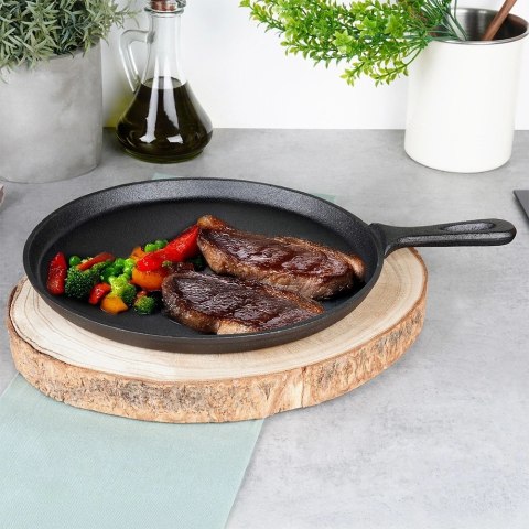 Vilde Patelnia do Naleśników Placków Pizzy Tortilli Żeliwna Solidna ORION 26 cm