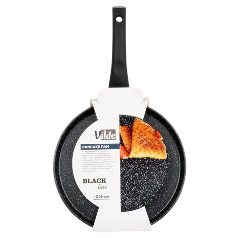 Vilde Patelnia do naleśników granitowa BLACK LINE 26 cm