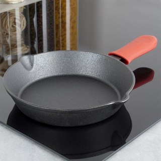 Vilde Patelnia na Gaz Indukcja Żeliwna z Nakładką Silikonową Solidna VILDE 20 cm