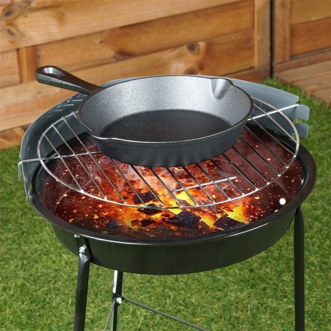 Vilde Patelnia na Gaz Indukcja Żeliwna z Nakładką Silikonową Solidna VILDE 20 cm