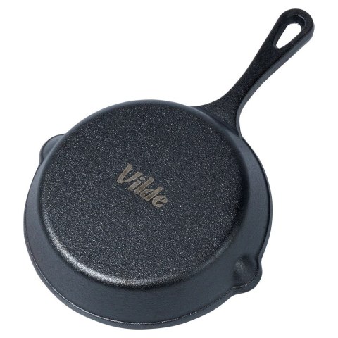 Vilde Patelnia na Gaz Indukcja Żeliwna z Nakładką Silikonową Solidna VILDE 20 cm