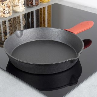 Vilde Patelnia na Gaz Indukcja Żeliwna z Nakładką Silikonową Solidna VILDE 25 cm