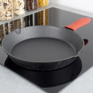 Vilde Patelnia na Gaz Indukcja Żeliwna z Nakładką Silikonową Solidna VILDE 30 cm