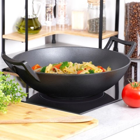 Vilde Patelnia wok żeliwna CAST LINE 36 cm