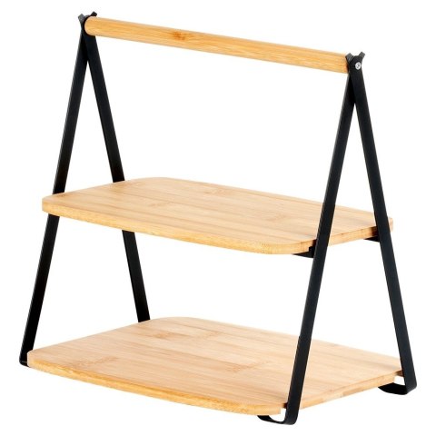 Vilde Patera bambusowa 2-piętrowa 28x20x27,5 cm