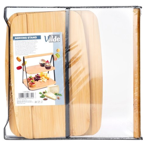 Vilde Patera bambusowa 2-piętrowa 28x20x27,5 cm