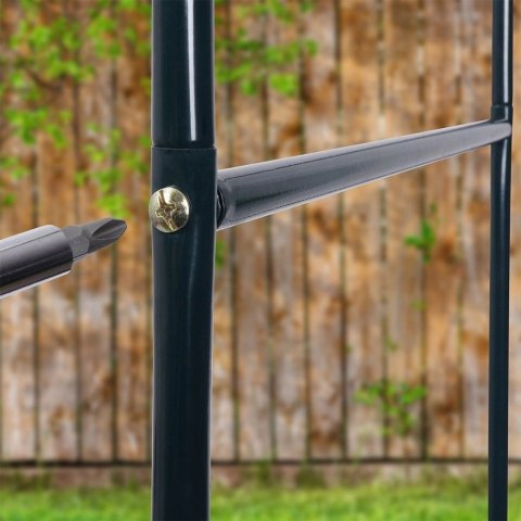 Vilde Pergola Ogrodowa Dekoracyjna Łuk Drabinka Metalowa Solidna VILDE 145x235 cm